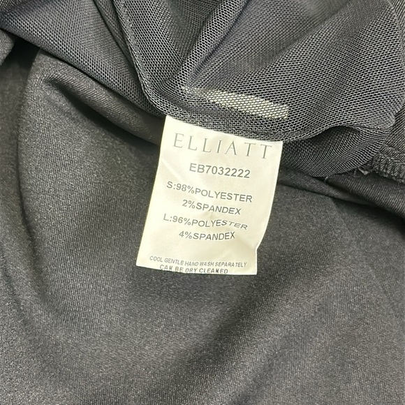 Elliatt Caydence Asymmetrical One Shoulder Puff Sleeve‎ Black Mini Dress Size XS - Picture 16 of 16